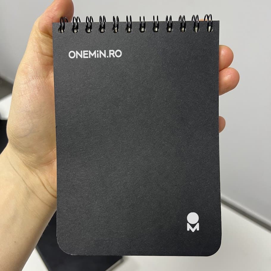 Notepad A6 cu spirală